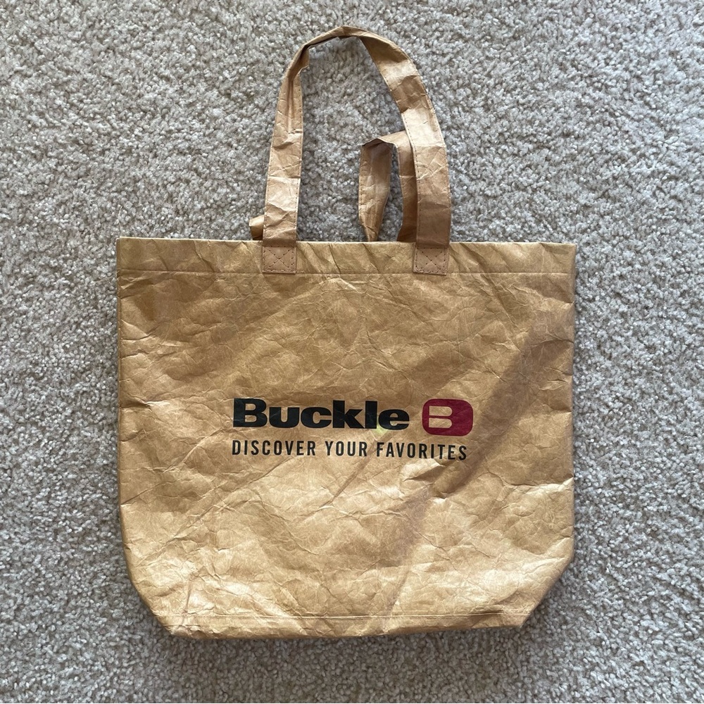 Buckle Tan Tote